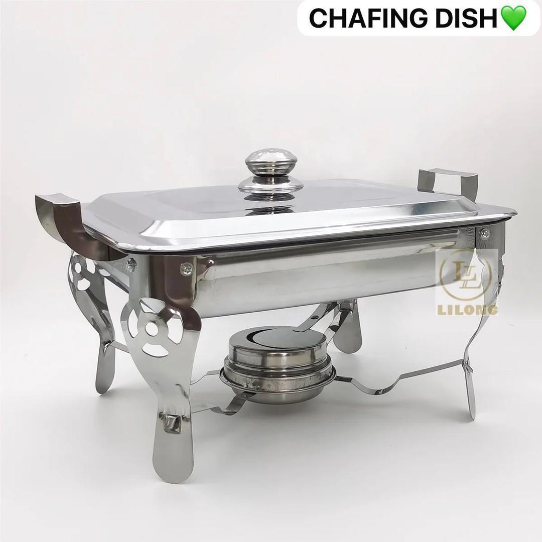 🍽️ Chafing Dish Inox Professionnel – Gardez vos plats toujours chauds et savoureux !