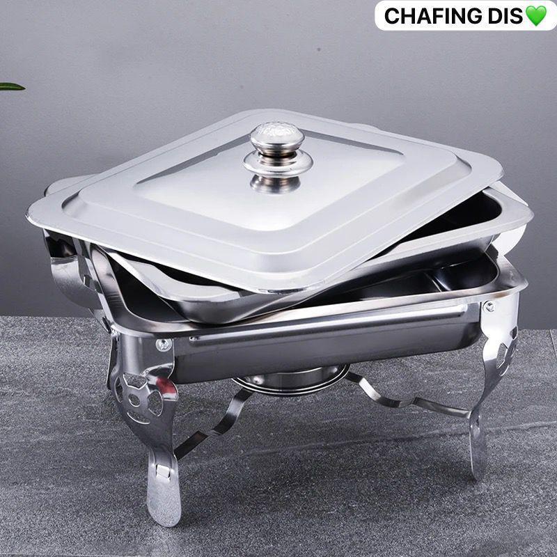 🍽️ Chafing Dish Inox Professionnel – Gardez vos plats toujours chauds et savoureux !