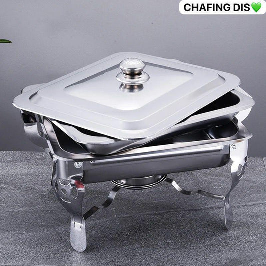 🍽️ Chafing Dish Inox Professionnel – Gardez vos plats toujours chauds et savoureux !