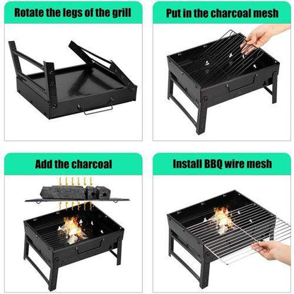 🔥Barbecue Portable Spécial Tabaski – Idéal pour vos grillades de fête !
